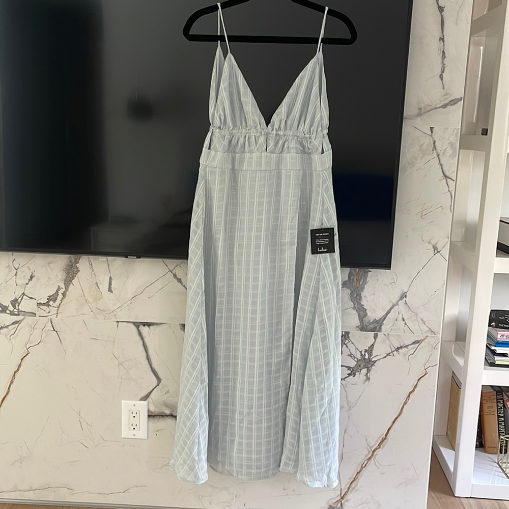 Lulu's Light Blue Maxi Dress